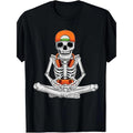 Halloween Skeleton Gamer Video Game T-shirt made in usa Hoodie, Sweatshirt | ZylaModa.com