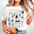 Halloween Songs Shirt, Spooky Shirt, Lyrics Shirt, aunted Shirt, Halloween Ghost Cat Pumpkin Shirt Hoodie, Sweatshirt