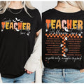 Halloween Teacher Tour Shirt, Spooky Teacher Classroom Tshirt, Cute Ghost Halloween Teacher, Teacher Life Shirt,...