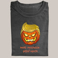 Halloween Vintage Tees, MAKE HAIIOWEEN GREAT AGAIN T-Shirt, Horror Movie Shirt, Unisex Funny Halloween Shirt Menswear...