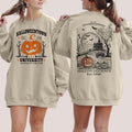 Halloweentown Back and Front Sweatshirt, Halloweentown Est 1998, Vintage Halloween Crewneck, Halloween Pumpkin Horror...