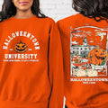 Halloweentown Est 1998 Back and Front Sweatshirt, Retro Halloween Town Crewneck Sweater Halloweentown University...