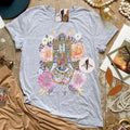 Hamsa Retro Evil Eye T-shirt, Retro hamsa T-shirt, Hamsa Hand T-shirt, Mystical Hand of Fatima hands T-shirt, Hamsa evil...