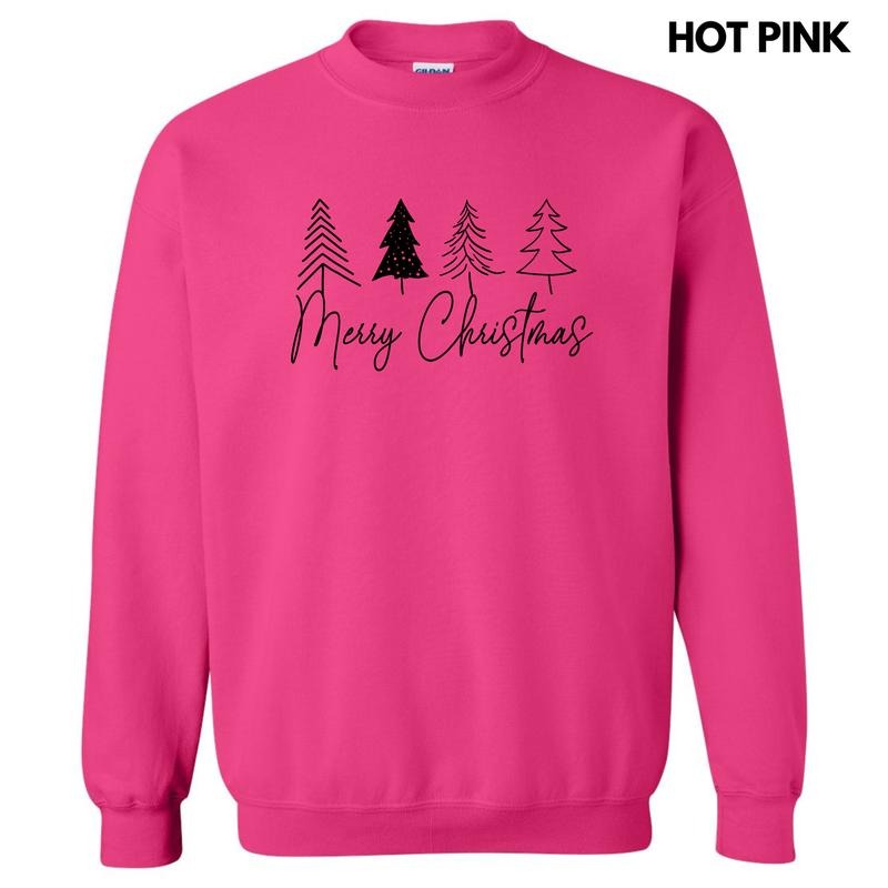 Hand Drawn Merry Christmas Sweatshirt 'NLB' T-Shirts, Hoodie | ZylaModa.com