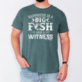 Happiness Is A Big Fish And A Witness Shirt Fishing Gift Fisherman Dad Shirt Fishing Rod Shirt Fish Catching Lover...