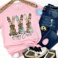 Happy Easter Bunny Trio Bella Canvas T-Shirt Hoodie, Sweatshirt | ZylaModa.com