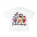 Happy Hallothanksmas Shirt , Christmas Shirt, Thanksgiving Shirt, Christmas Shirt, Coffee Pumpkin Spice Iced, Snowmen...