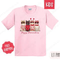 Happy Meowentines Kids Shirt - Valentine's Day Children's Tshirt - Youth CatTee Gildan Hoodie, Sweatshirt | ZylaModa.com