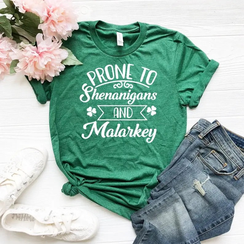 Happy Patrick's Day Shenanigans Sweatshirt and Hoodie, T-Shirt | ZylaModa.com