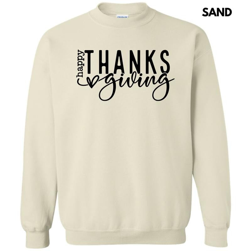 Happy Thanksgiving Black Sweatshirt 'NLB' T-Shirts, Hoodie | ZylaModa.com