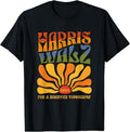 Harris Waltz | For A Brighter Tomorrow Boho Aesthetic T-Shirt | Unisex Cotton Tee Gift Hoodie, Sweatshirt | ZylaModa.com