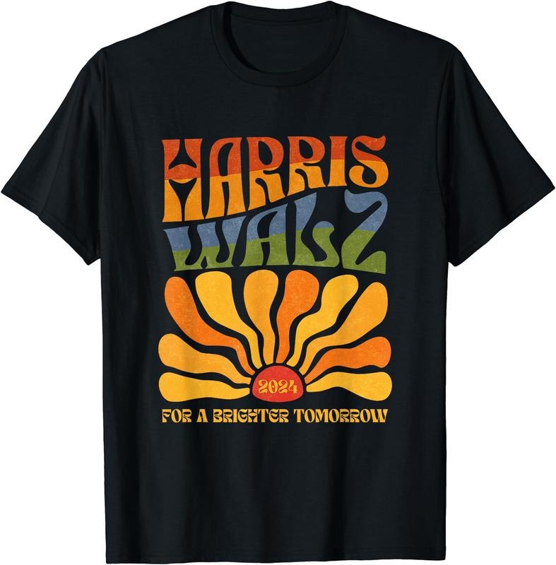 Harris Waltz | For A Brighter Tomorrow Boho Aesthetic T-Shirt | Unisex Cotton Tee Gift Hoodie, Sweatshirt | ZylaModa.com
