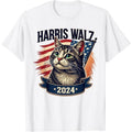 Harris Walz 2024 Funny Cat Kamala Harris Tim Walz Waltz T-Shirt made in usa Hoodie, Sweatshirt | ZylaModa.com
