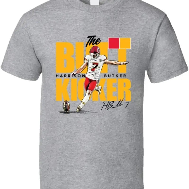 Harrison Butker The Butt Kicker T Shirt Hoodie, Sweatshirt | ZylaModa.com
