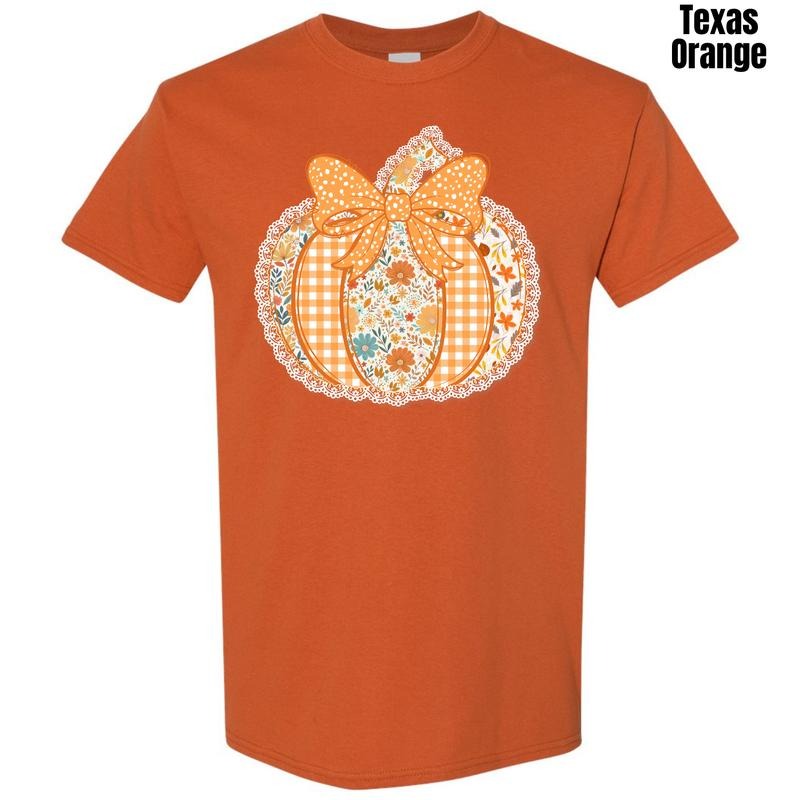Harvest Floral Pumpkin Gildan T-Shirt 'NLB' Hoodie, Sweatshirt | ZylaModa.com