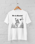 He Is Rizzin Shirt Jesus Funny Christian, Basketball Meme Jesus He Is Rizzen  T-shirt, sweater and Hoodie Sweatshirt