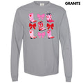 Heart Boot Bow Collage Long Sleeve Comfort Colors T-Shirt 'NLB' Hoodie, Sweatshirt | ZylaModa.com
