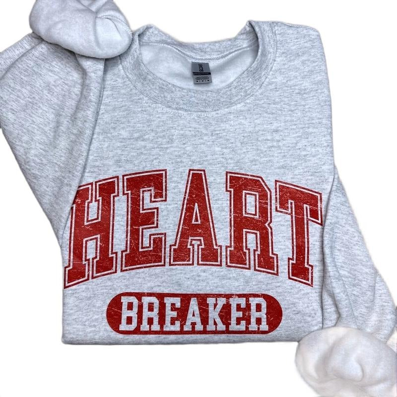 Heart Breaker Sweatshirt, Anti Valentine Sweatshirt, Anti-Valentine's Day Sweatshirt T-Shirts, Hoodie | ZylaModa.com