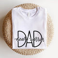 Heart Warrior Dad Shirt, CHD Surgery Tee, Heart Disease Awareness T-shirt, CHD Support Short Sleeve, Warrior Shirt For...