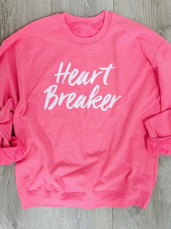 Heartbreaker Pink Sweatshirt T-Shirts, Hoodie | ZylaModa.com