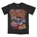 Hell Racer - Comfort Colors Graphic Tee Shirt Top Hoodie, Sweatshirt | ZylaModa.com