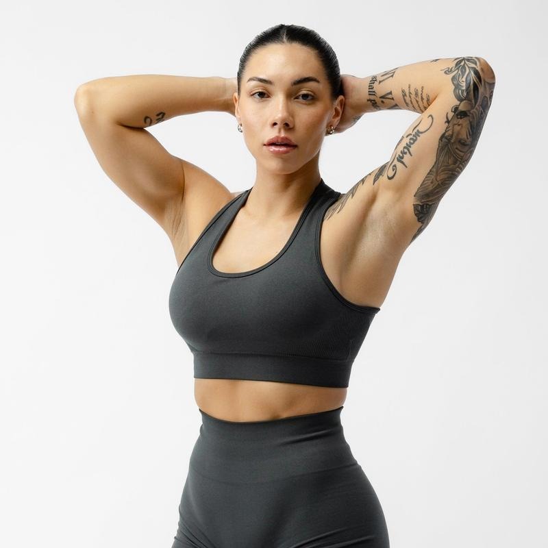 Heritage Bra - Charcoal Womenswear Knit Soft Knitted T-Shirts, Hoodie, Sweatshirt | ZylaModa.com