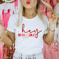 Hey Sugar Valentines Day T-Shirt, Valentines Day Sweatshirt, Valentines Day Sweatshirt, VDay Sweatshirt Hoodie | ZylaModa.com