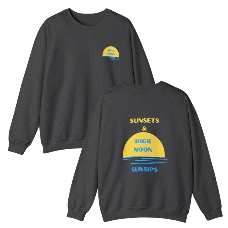 High Noon Sunsips Sweatshirt, nooners Hoodie, clothing hard seltzer Shirt | ZylaModa.com