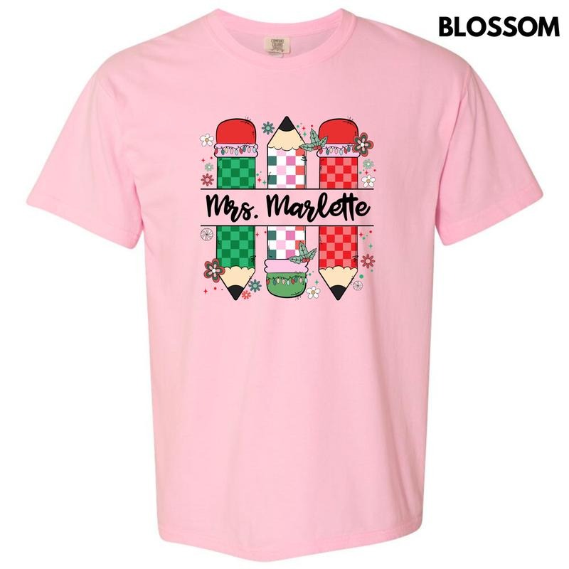 Holiday Pencils CUSTOM Comfort Colors T-Shirt 'NLB' Hoodie, Sweatshirt | ZylaModa.com