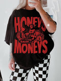 Honeys Making Moneys Tee Trendy Angel Shirt Girl Power Shirt Feminist Tee Vintage Feminism Womens Grunge Tops Dopamine...