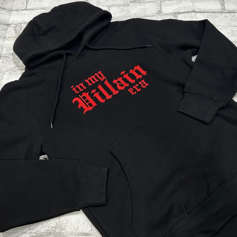 Hoodie - RED Embroidery In My Villain Era T-Shirts, Sweatshirt | ZylaModa.com