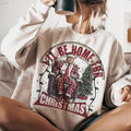 I'll Be Home for Christmas Trump Ver3 Tshirt/Sweatshirt/Hoodie, Retro Crewneck, Gift For MyFriends, Cotton, Menswear Top