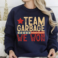 Team Garbage We Won Tshirt/Sweatshirt/Hoodie, Retro Santa Crewneck, Gift For MyFriends, Cotton, Menswear Top | ZylaModa.com