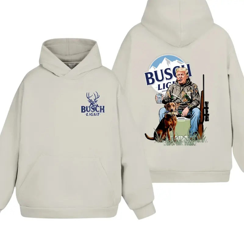 Hunter Trumm With Busch Light 2 Siders Hoodie T-Shirt /Sweatshirt/ Hoodie, Shirt Man Woman, Vintage Shirt, Fan Gift 100%...