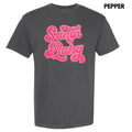 Hot Pink Santa Baby Sequin Patch Comfort Colors T-Shirt Hoodie, Sweatshirt | ZylaModa.com