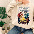 Houses And Humans D&D Shirt, Dungeons And Dragons Gift, Funny Dnd Shirts, Dnd Houses And Humans Parody, Vintage Retro 90S...