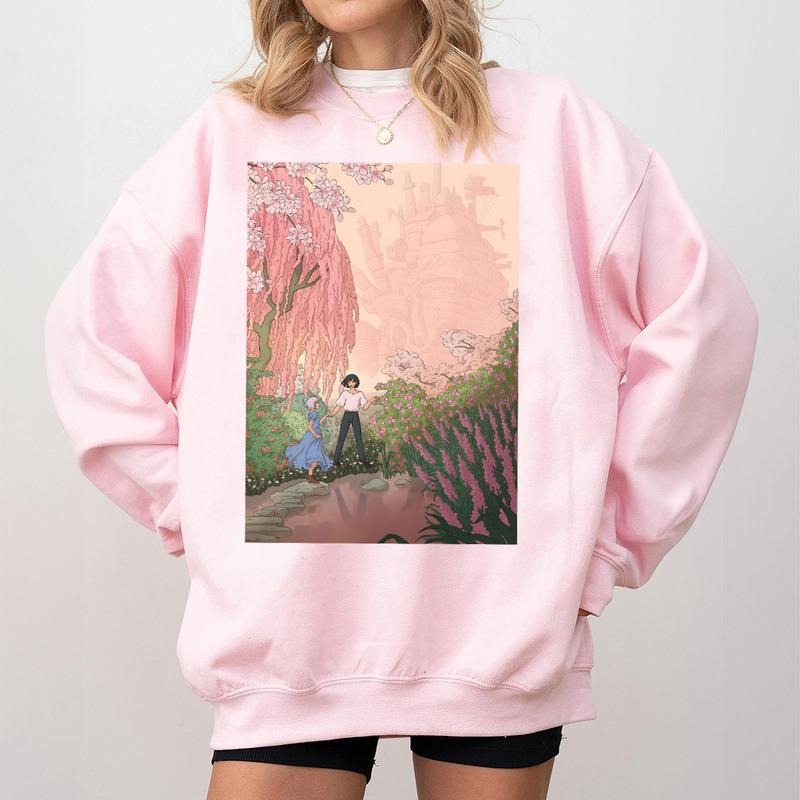Howls Moving Castle Calcifer Sweater T-Shirts, Hoodie, Sweatshirt | ZylaModa.com