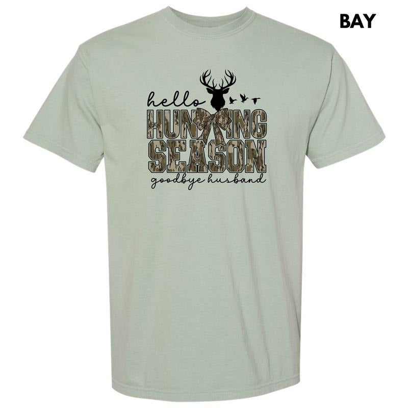 Hunting Season Husband Comfort Colors T-Shirt 'NLB' Hoodie, Sweatshirt | ZylaModa.com