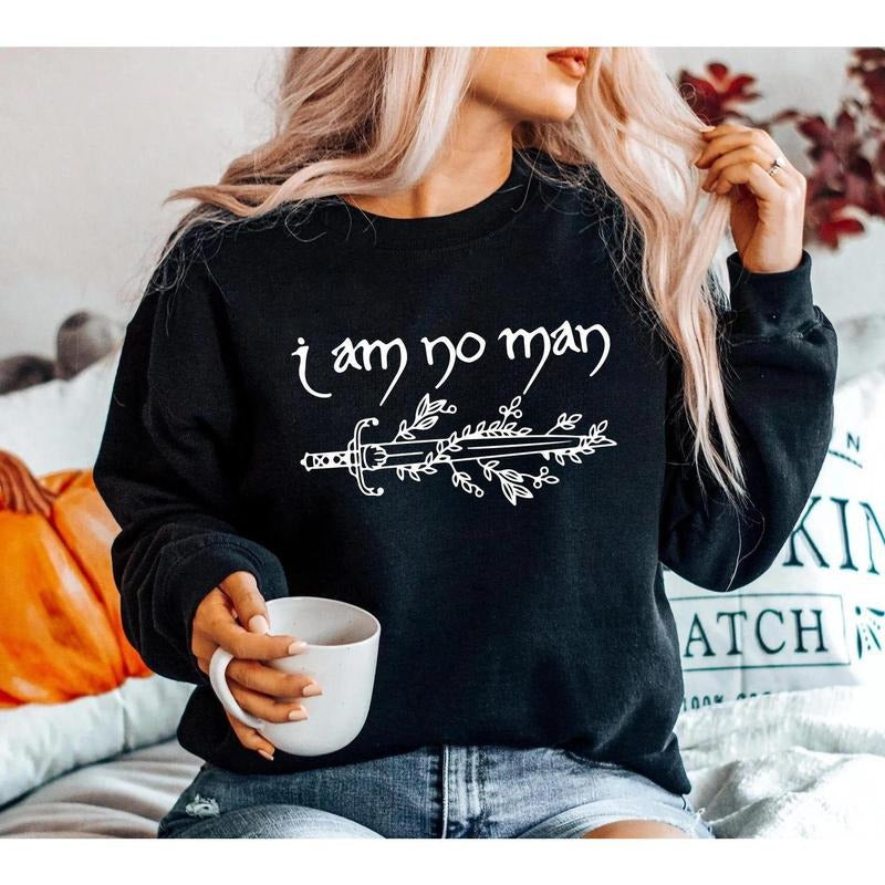 I Am No Man tshirt, Fantasy Merch, Reading Fandom t-shirt, Literature, Book Lover tshirt, Comfort Colors, fantasy book...