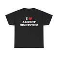 I Love Alicent Unisex Tee, I love t shirt, Funny Tee Menswear T-Shirt Hoodie, Sweatshirt | ZylaModa.com