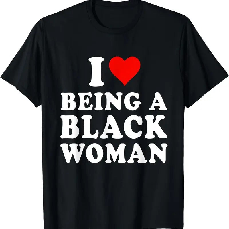 I Love Being A Black Woman Black History Month T-Shirt | Unisex Cotton Tee, Short Sleeve, Size S-5XL Hoodie, Sweatshirt