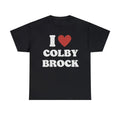 I Love Herat Colby Brock T-shirts Short Sleeve Tshirt Hoodie, Sweatshirt | ZylaModa.com