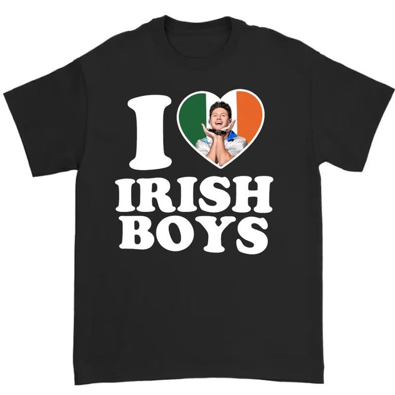 I Love Irish Boys Niall Baby Tee, Niall The Show Y2K Clothing Hoodie, Sweatshirt | ZylaModa.com