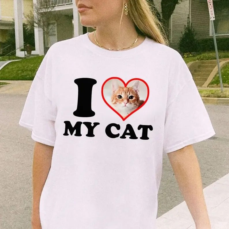 I Love My Cat  I Love My Cats Tee  Gift for Cat Dad  Gift for Cat Mom  Women's Shirt Hoodie, Sweatshirt | ZylaModa.com