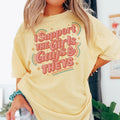 I Support The Girls Gays and Theys Tee, Cute Ally Pride Graphic T-Shirt, Funny Ally Pride Graphic Tee, Pride Shirt...