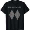 I'm Difficult Funny Double Black Diamonds Ski Snowboard Gift T-Shirt made in USA Hoodie, Sweatshirt | ZylaModa.com
