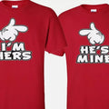 I'm Hers He's Mine Valentine Couple matching funny cute T-Shirts Hoodie, Sweatshirt | ZylaModa.com