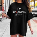 I'm Speaking T Shirt, Madam President Shirt, The Future Is Female, Election Tee, Unisex Short Sleeve Tee Shirt, Casual...