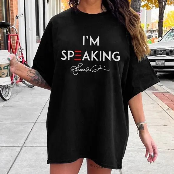 I'm Speaking T Shirt, Madam President Shirt, The Future Is Female, Election Tee, Unisex Short Sleeve Tee Shirt, Casual...