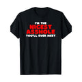 I'm The Nicest Asshole You'll Ever Meet Offensive adult Joke T-Shirt Made in USA Hoodie, Sweatshirt | ZylaModa.com